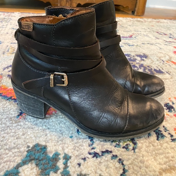 Black Pikolinos Ankle Boots Size 36 - Picture 1 of 5